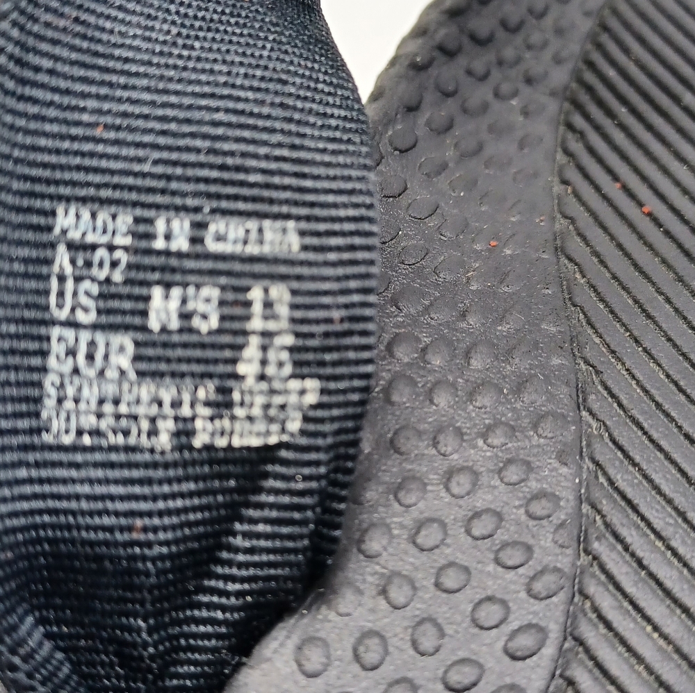 REEF sz13 thong flip flop sandals black - Picture 3 of 10